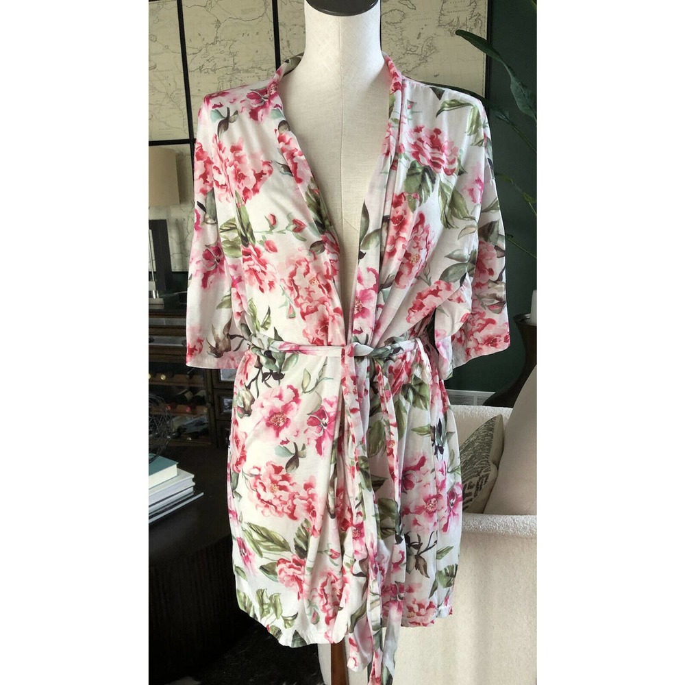 Brie Garden of Bloom Floral Lightweight Robe